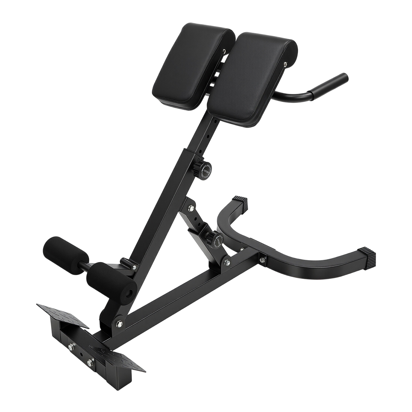 Home Gym All In One - Adjustable Roman Chair Foldable Hyperextension Bench