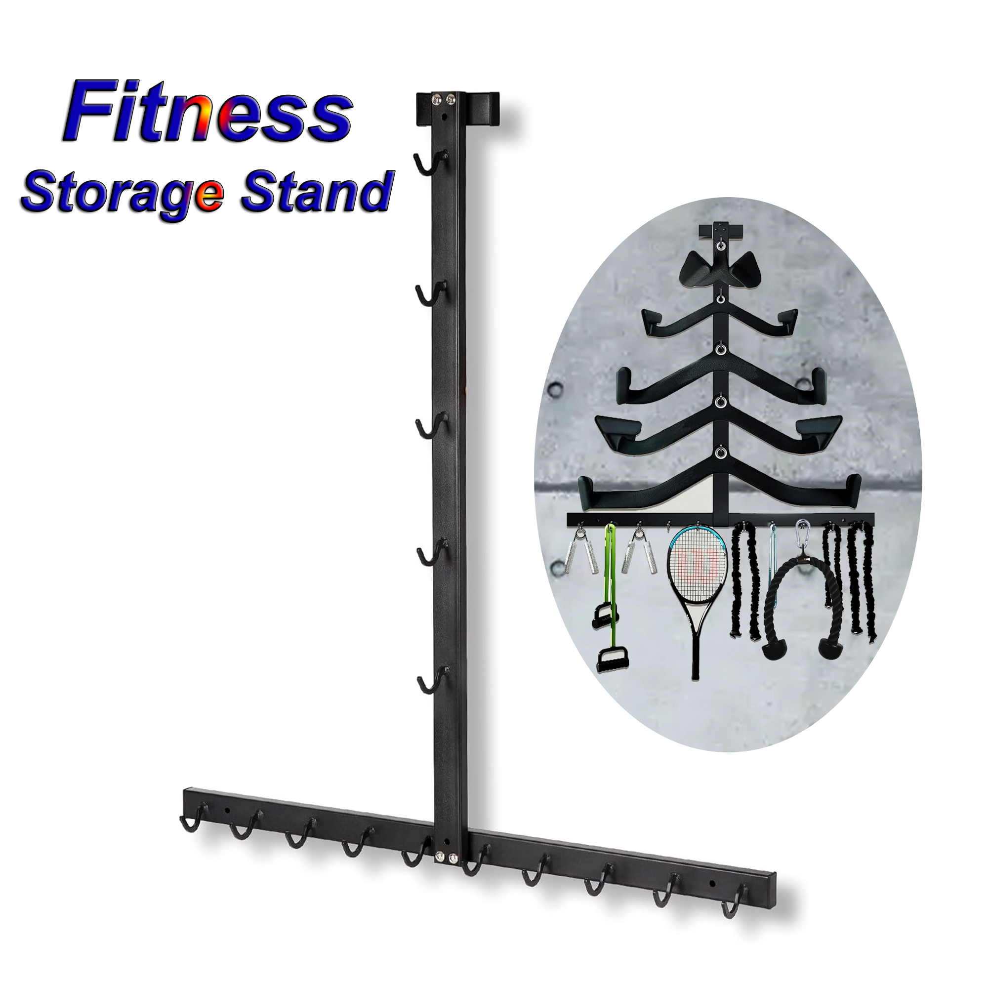 Home Gym Rack With Cables - Lat Pull Down Bar Gym Accessory
