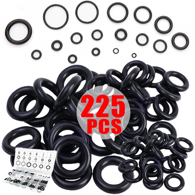 Plyo Box Set - 225Pcs Rubber O Ring Oil Resistance