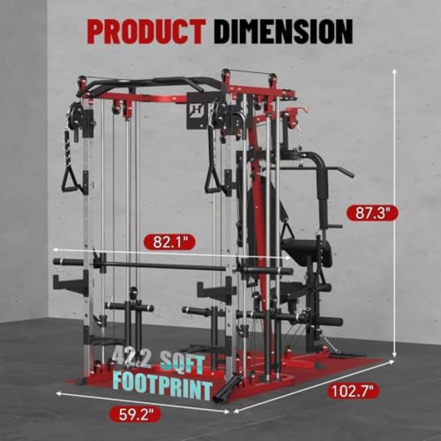 All in One Home Gym System Wor - Home Gym All In One 评论和价格