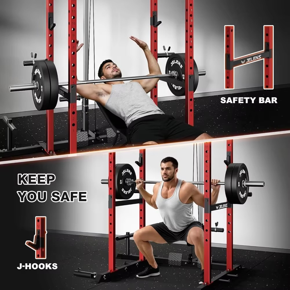 S21 Power Cage Multi-Function  - Home Gym Rack With Cables 评论和价格