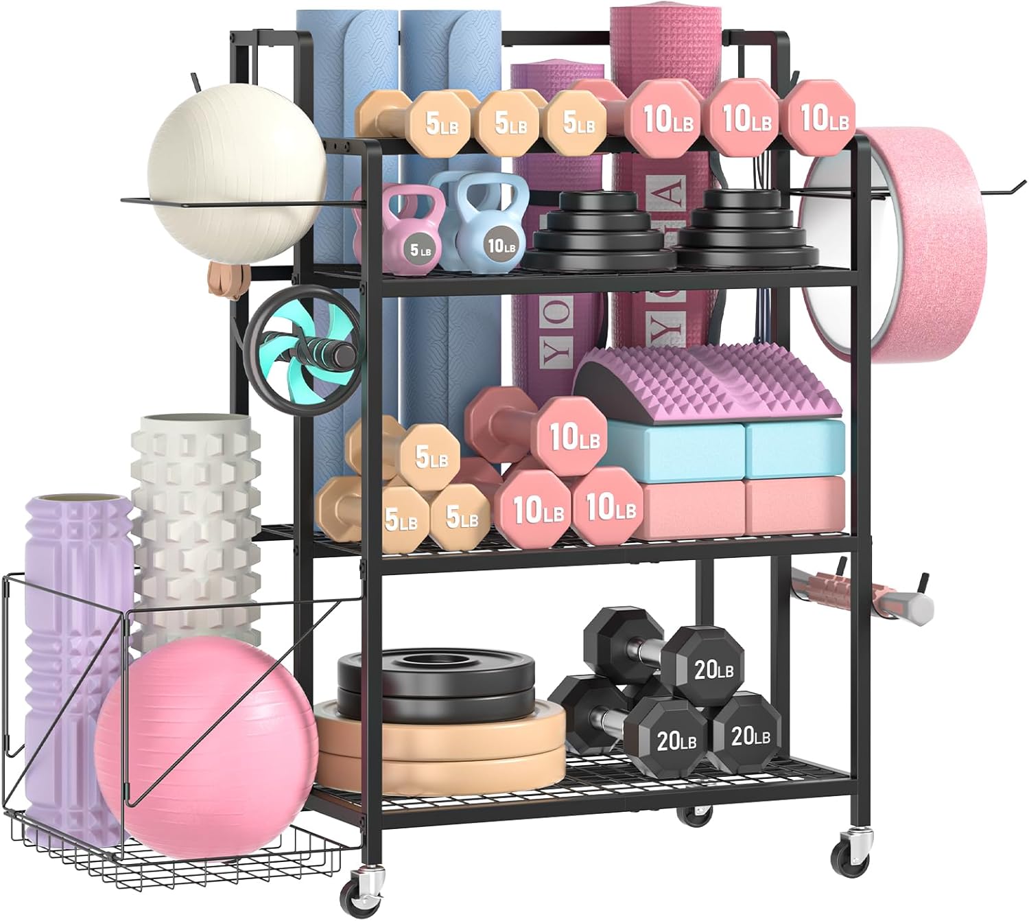 Home Gym Storage, No Material  - Home Gym Dumbbells 评论和价格