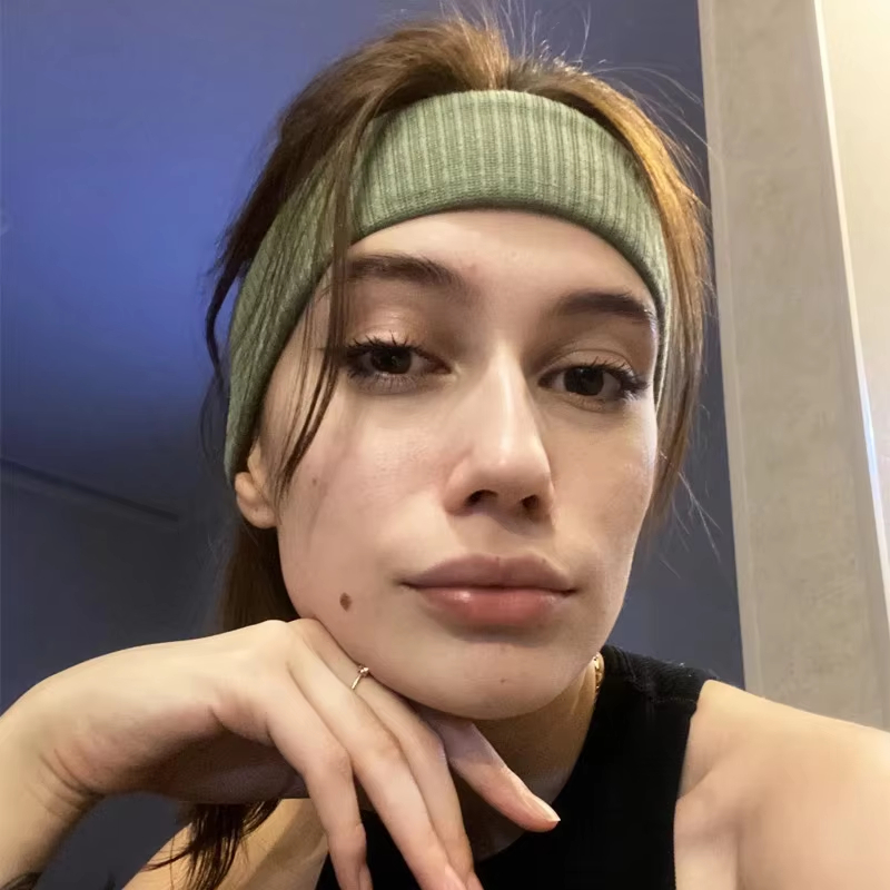 Women Solid Color Knitting Hea - Home Gym Aesthetic 评论和价格