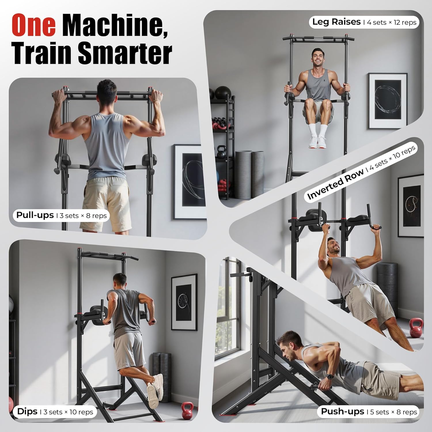 Sportsroyals Power Tower Pull  - Home Gym Pull Up 评论和价格