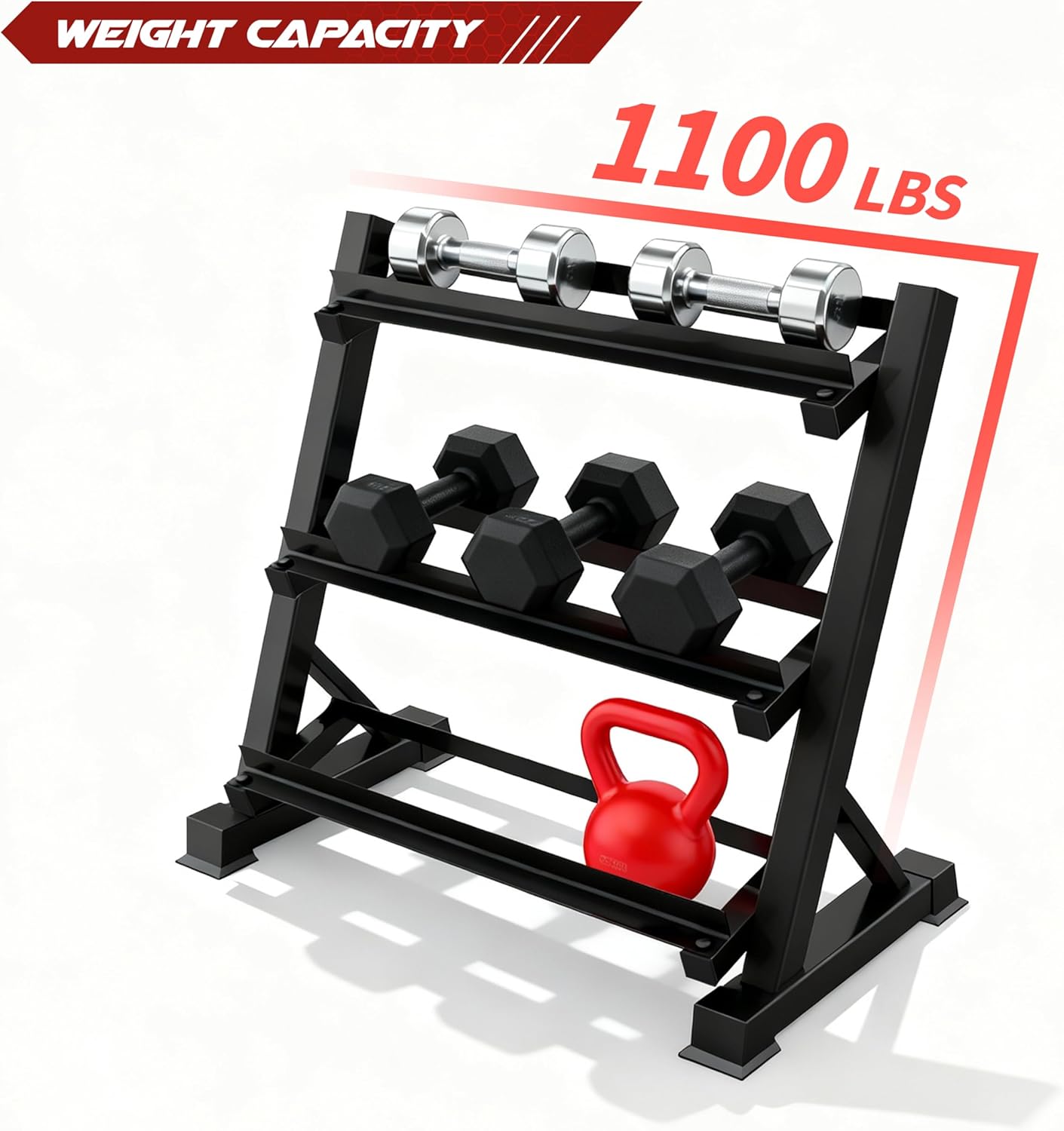 Home Gym Dumbbell Rack, Iron M - Home Gym Dumbbells 评论和价格