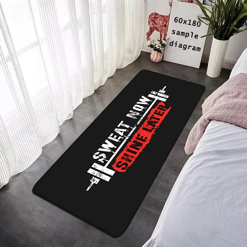 GYM Exercise Floor Mat Time No - Home Gym Aesthetic 评论和价格