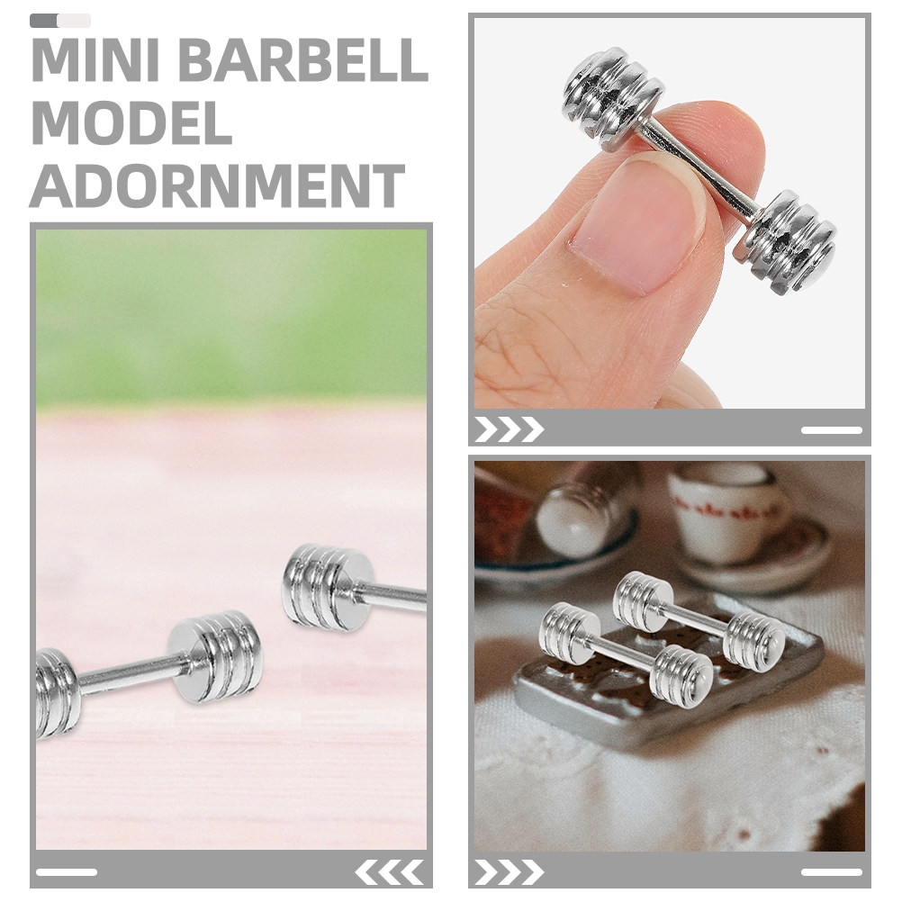 4Pcs Mini House Accessories Mi - Home Gym Layout 评论和价格