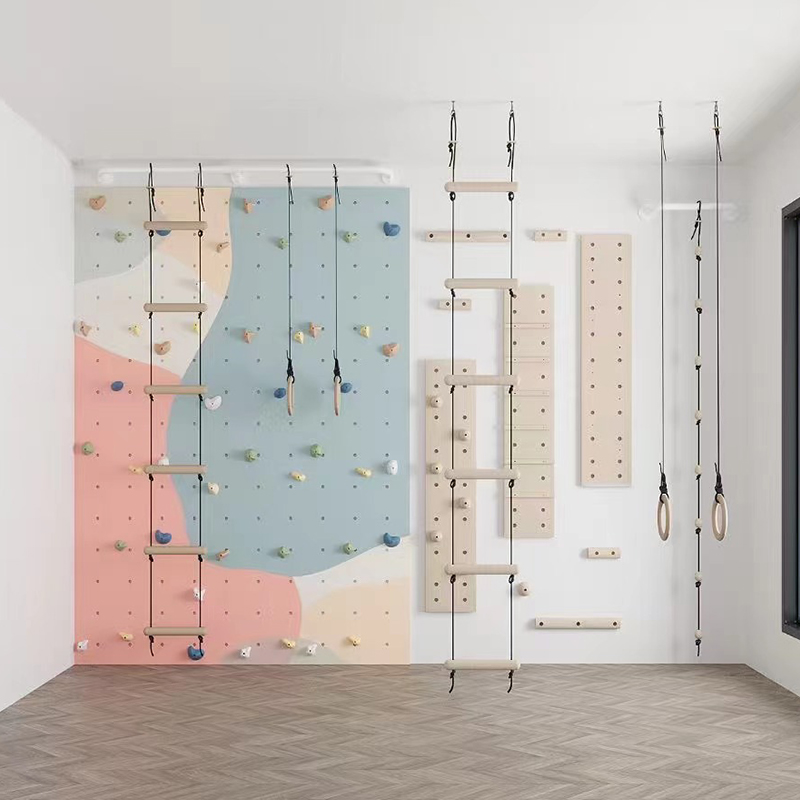 Indoor Kids Climbing Wall Home - Home Gym China 评论和价格