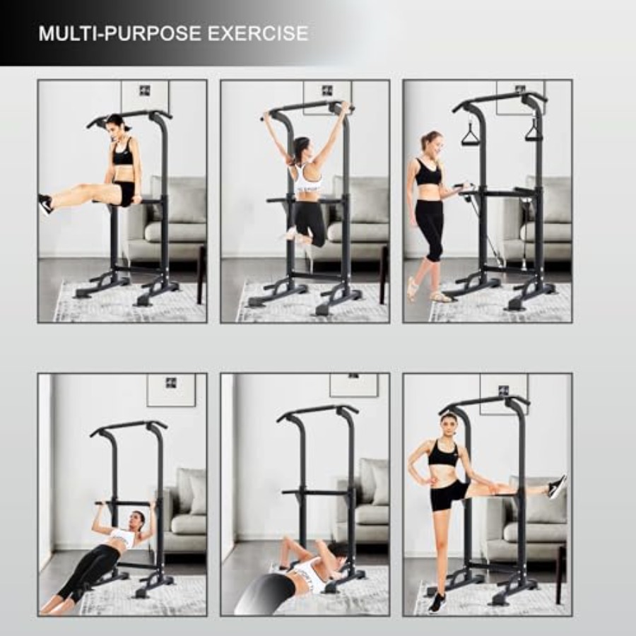Power Tower Pull Up Bar Height - Home Gym Pull Up 评论和价格