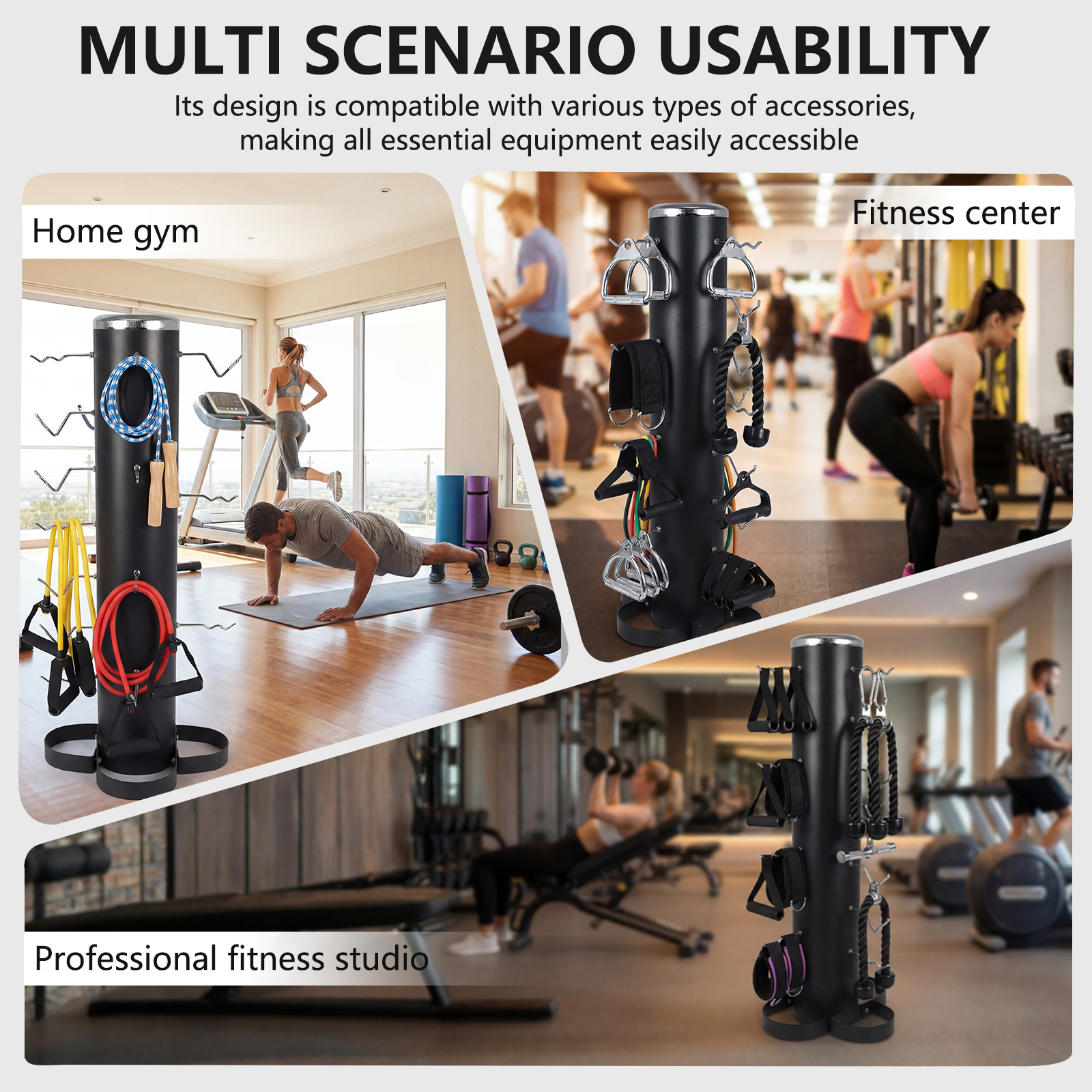 Vertical Gym Fitness Accessori - Home Gym Rack With Cables 评论和价格