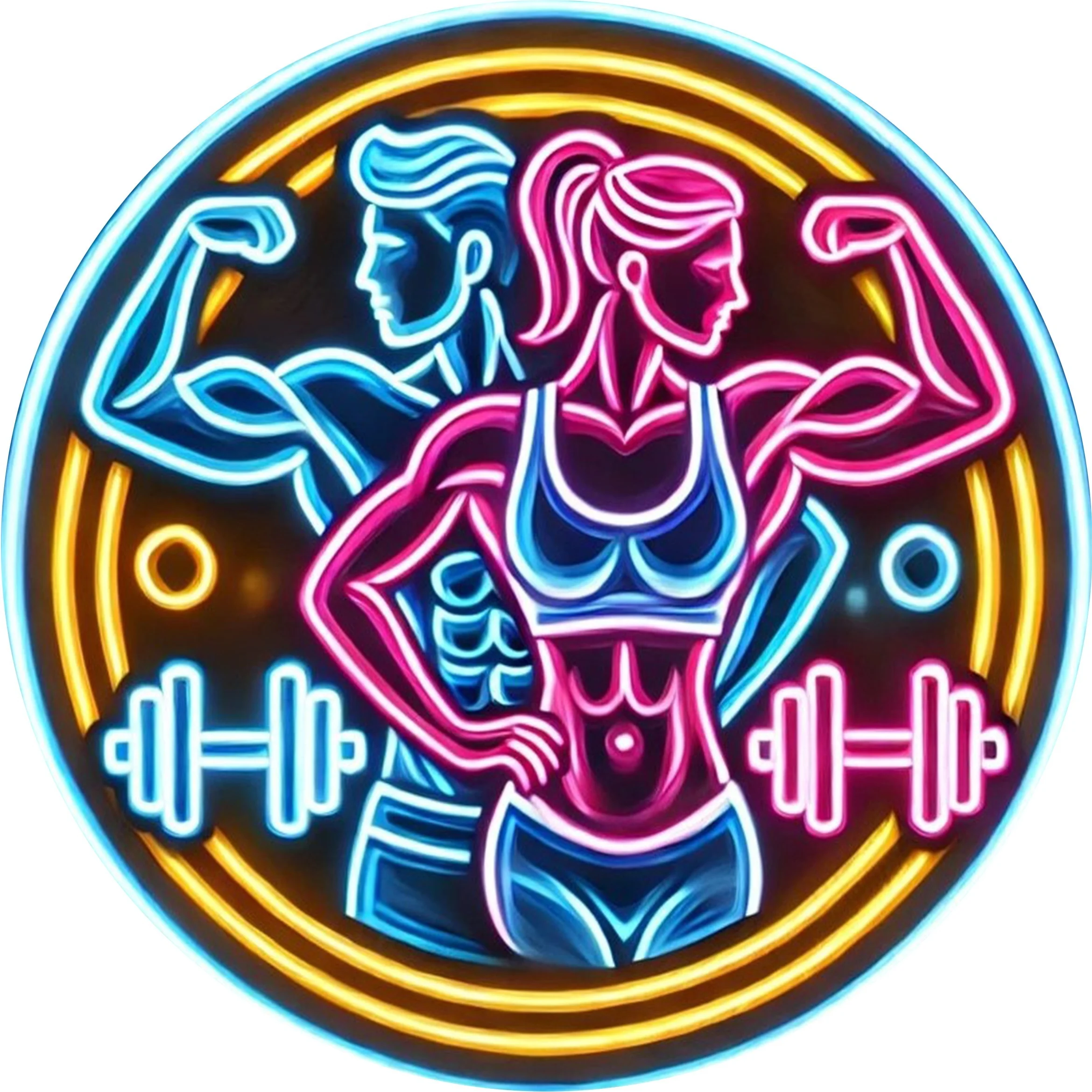 2D Metal Sign Fitness Gym Neon - Home Gym Aesthetic 评论和价格