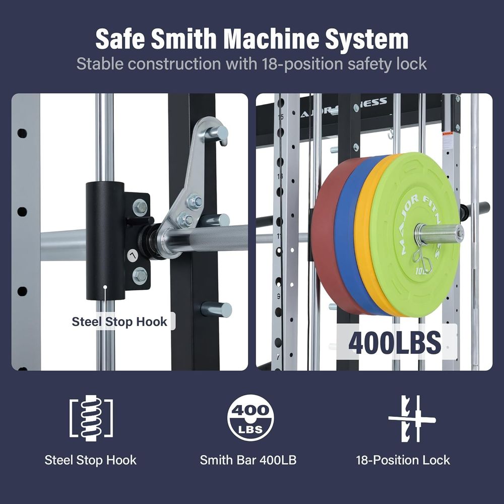 Drone MAX V Smith hine with We - Home Gym Rack With Cables 评论和价格