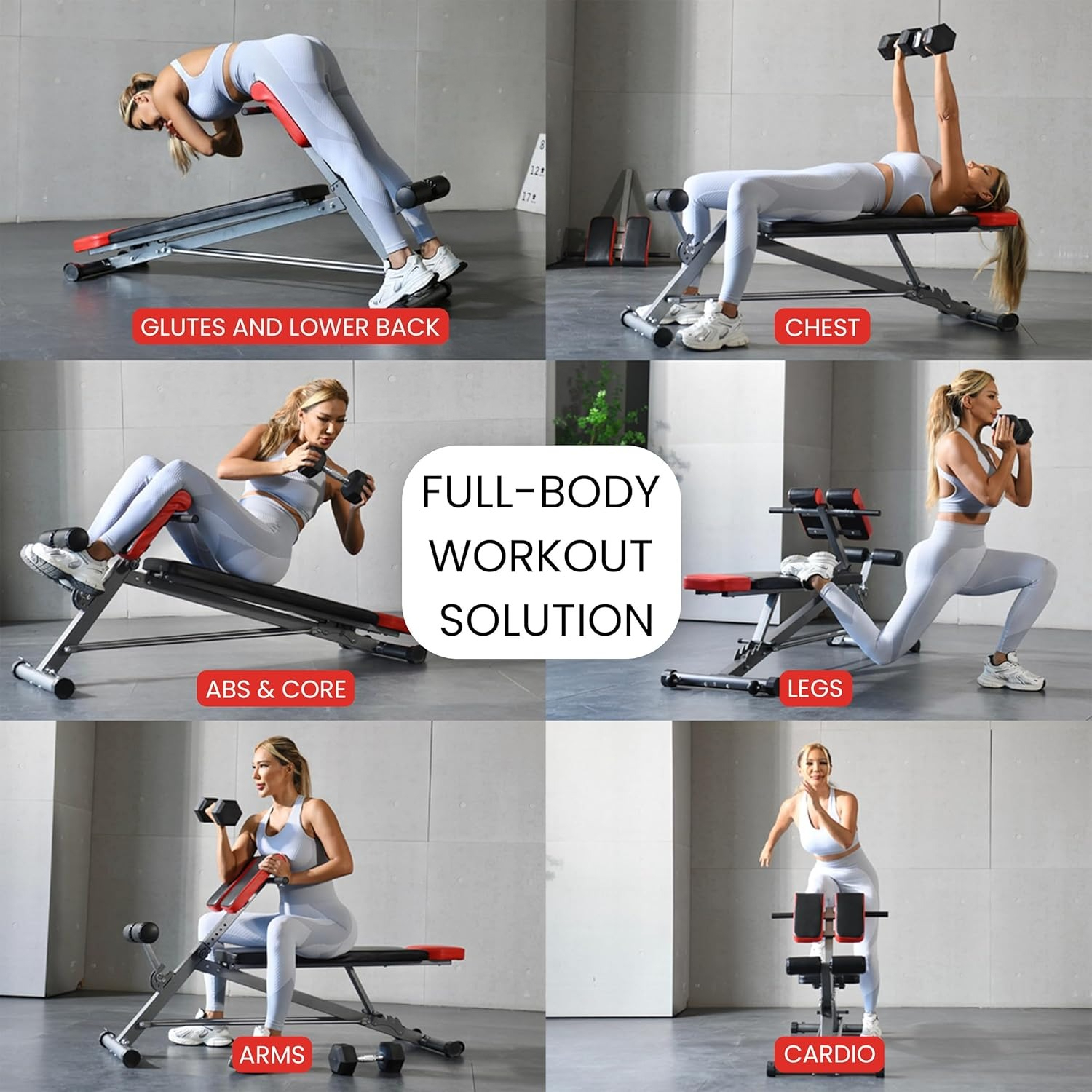 Multi-Functional Weight Bench  - Home Gym All In One 评论和价格