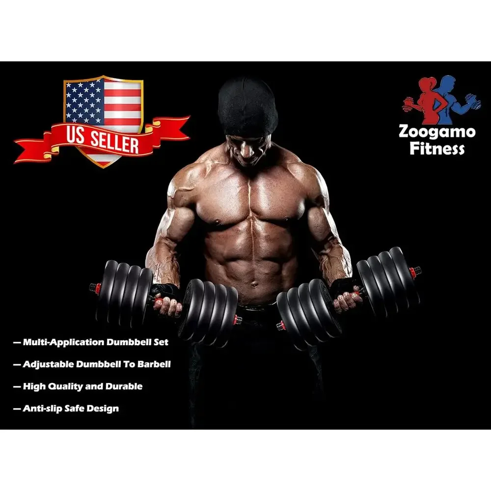 88-110 Lbs Adjustable Dumbbell - Home Gym Dumbbells 评论和价格