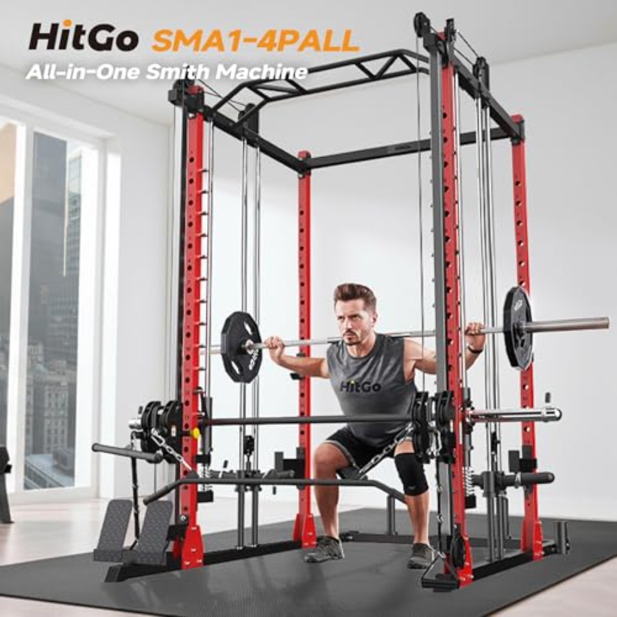 All-in-One Power Rack with Smi - Home Gym Rack With Cables 评论和价格
