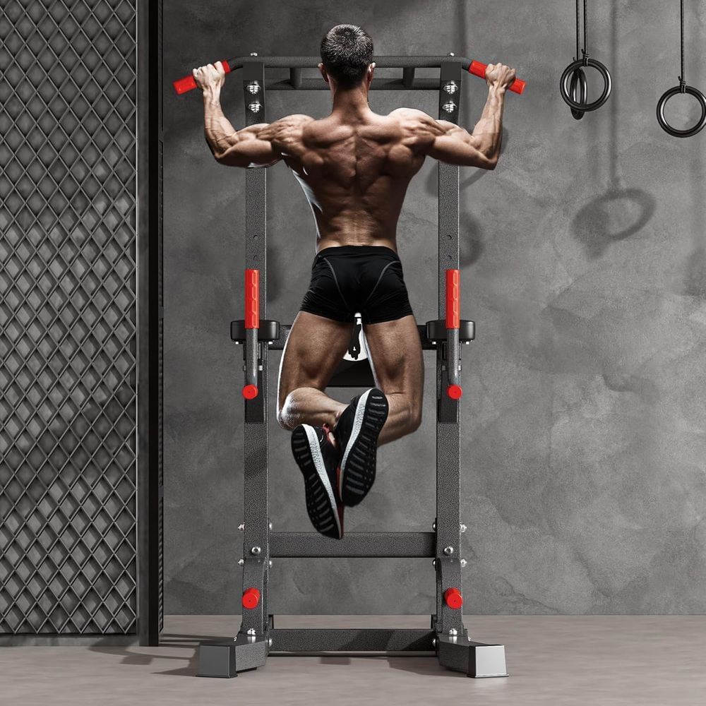 Power Tower Pull Up Bar Dip St - Home Gym All In One 评论和价格