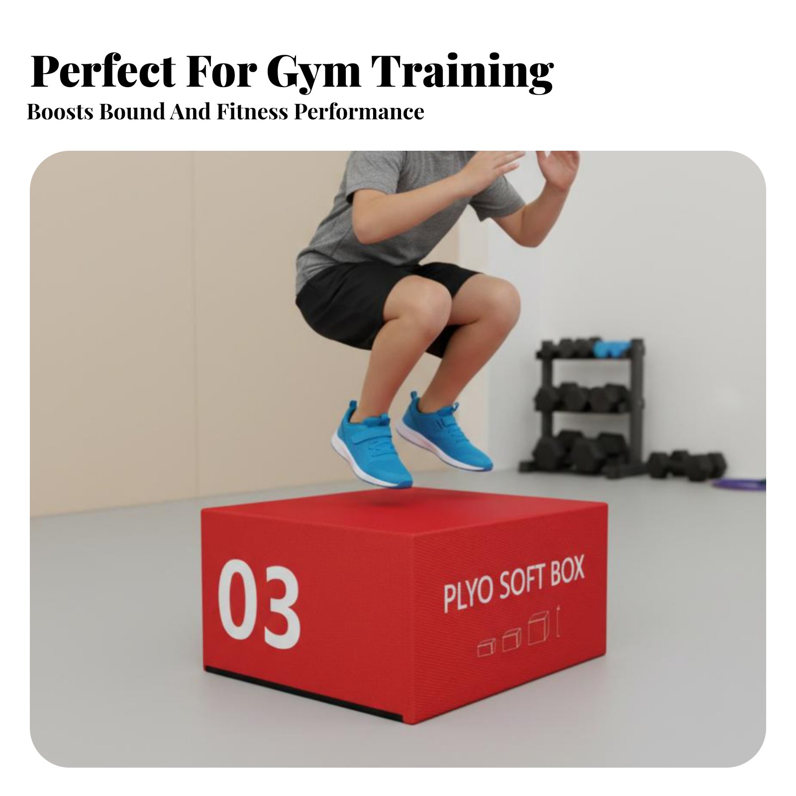 4 Pieces Stackable Foam Plyo B - Plyo Box Set 评论和价格