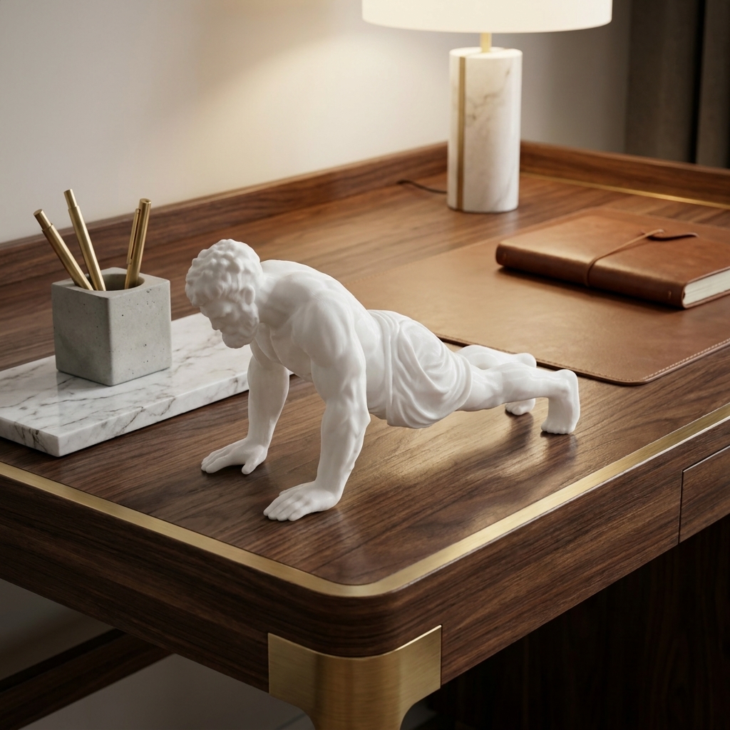 Creative Push-Up Statue Orname - Home Gym Aesthetic 评论和价格