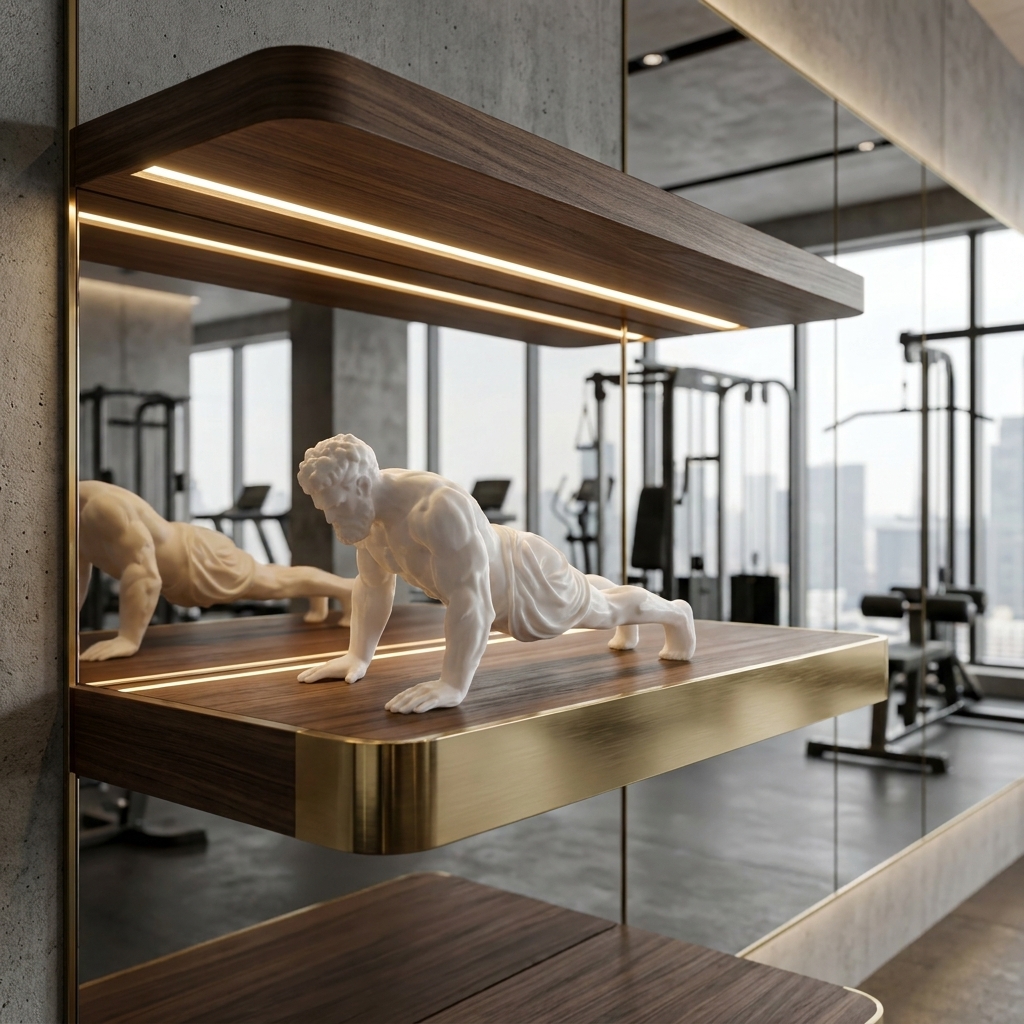 Creative Push-Up Statue Orname - Home Gym Aesthetic 评论和价格