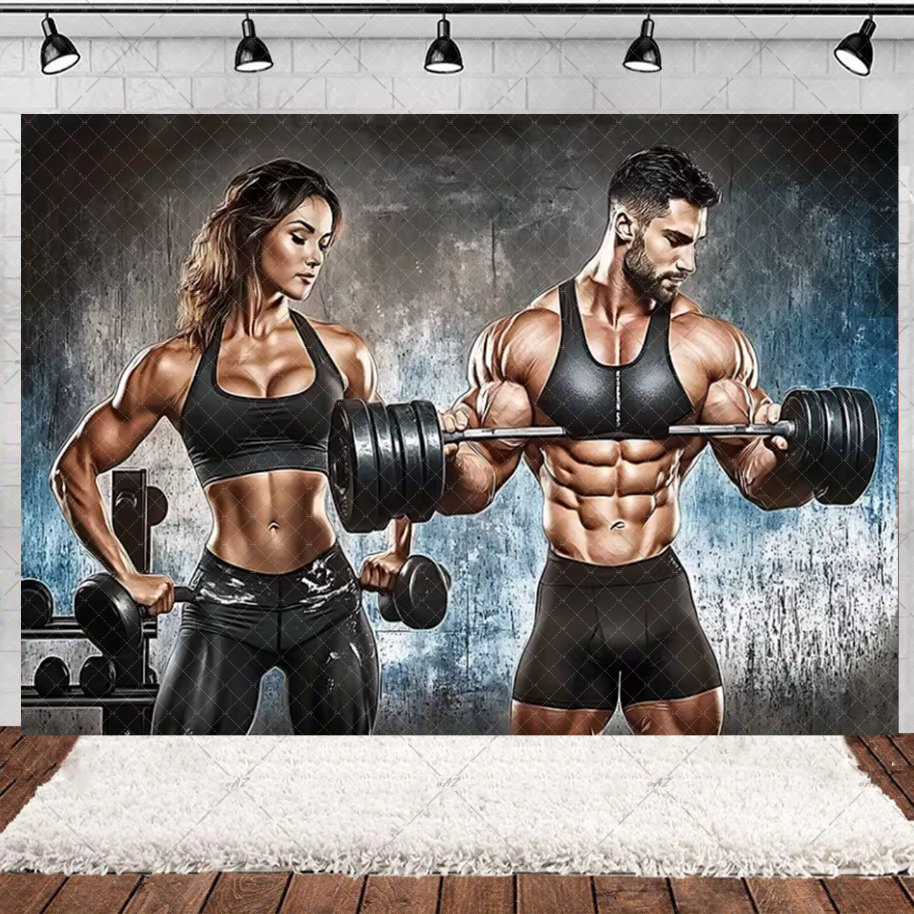 Fitness Weightlifting Gym Them - Home Gym Aesthetic 评论和价格