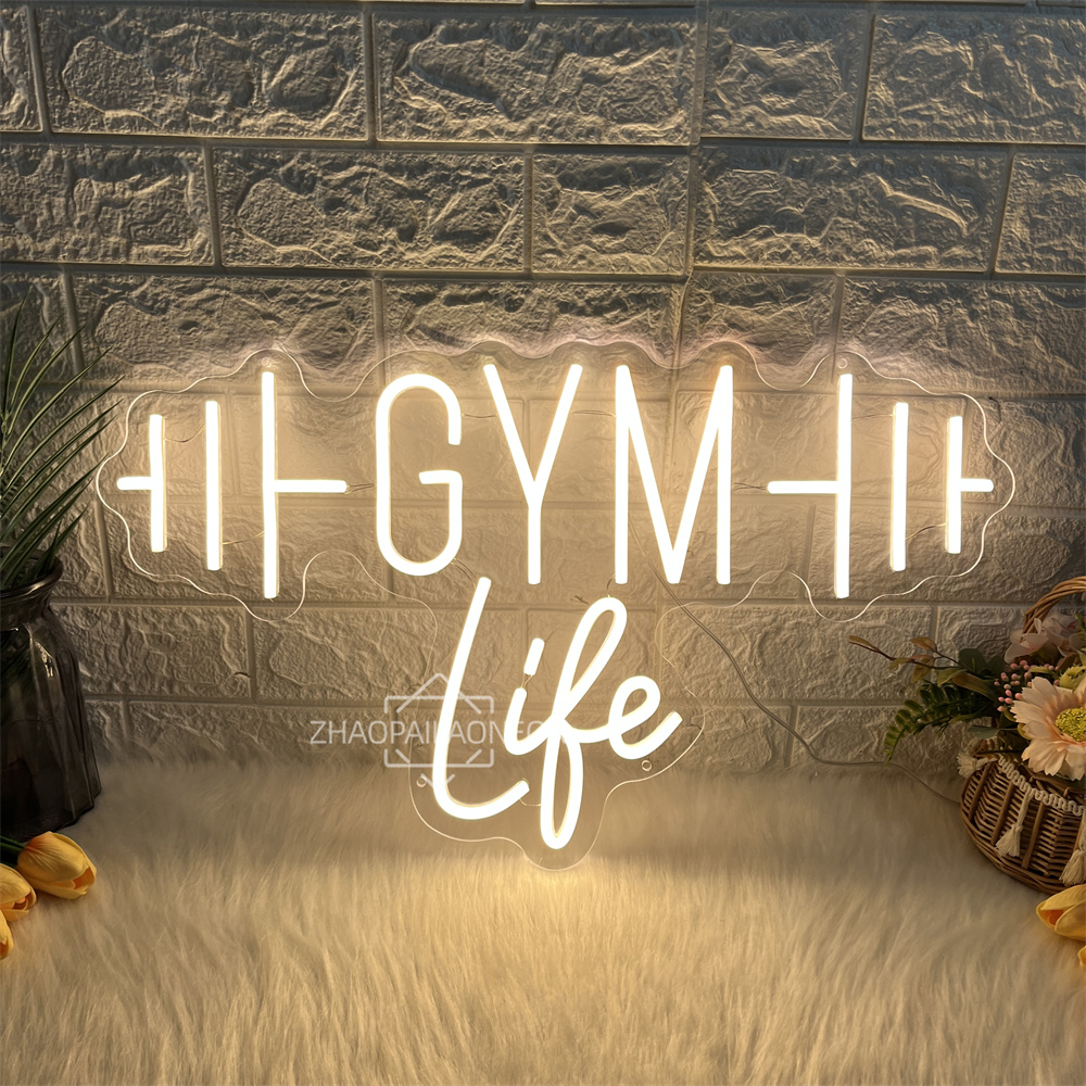 Dumbbell GYM Neon Signs for Wa - Home Gym Aesthetic 评论和价格
