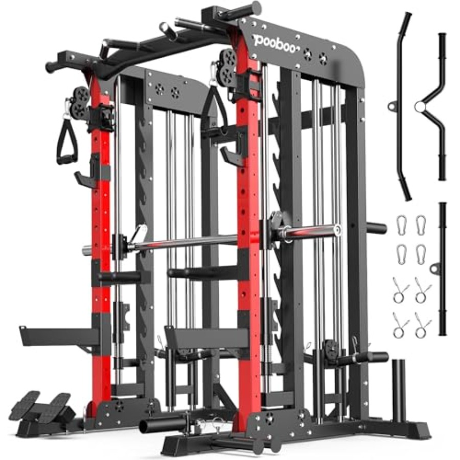 Home Gym Power Cage 2000LB Squ - Home Gym Rack With Cables 评论和价格