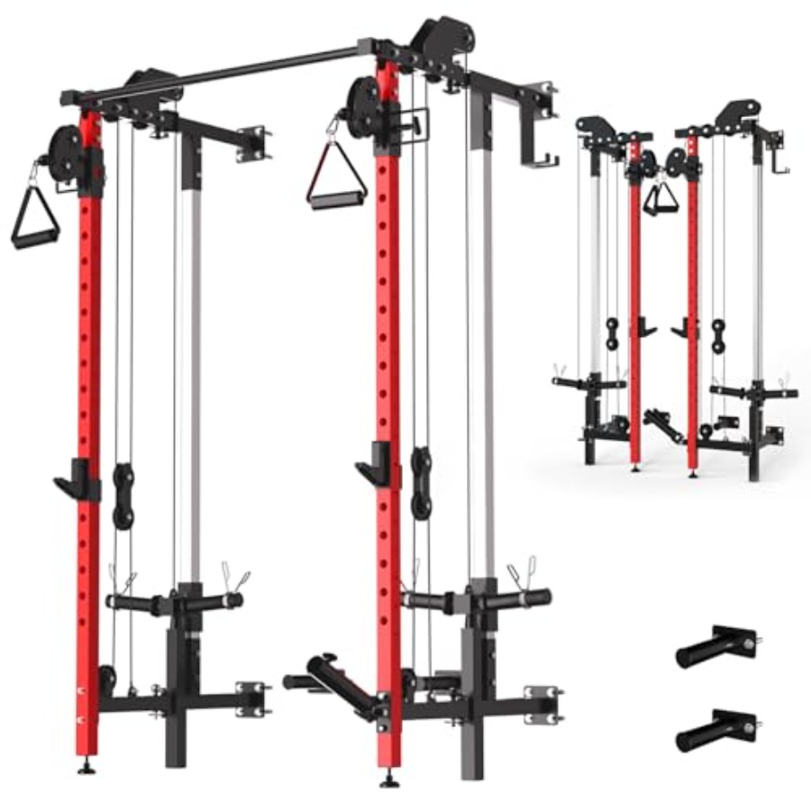 Wall Mounted Folding Squat Rac - Home Gym Pull Up 评论和价格